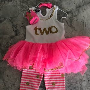 Mud Pie dress and leggings